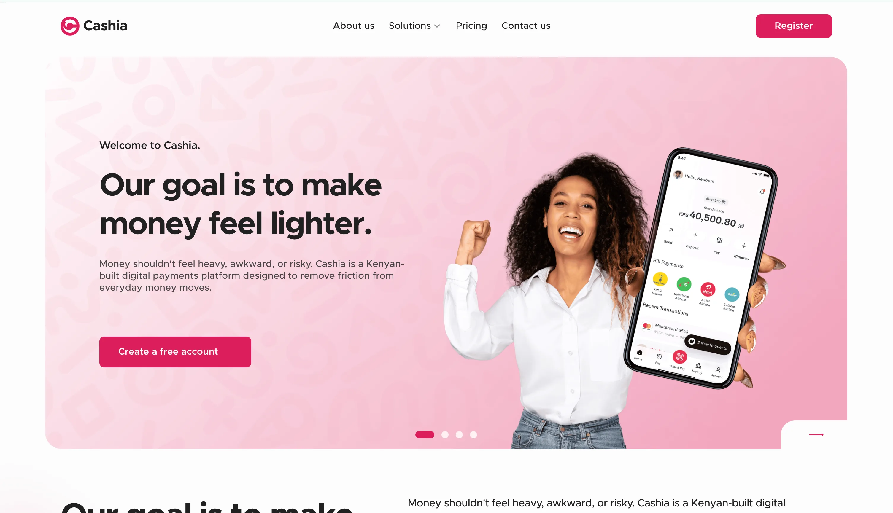 Cashia Website