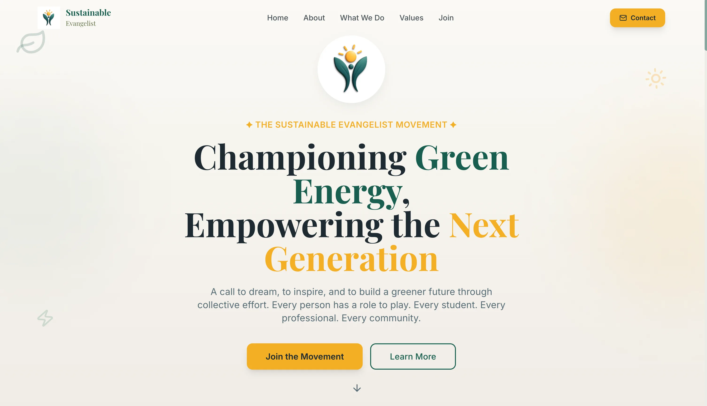 Sustainable Evangelist